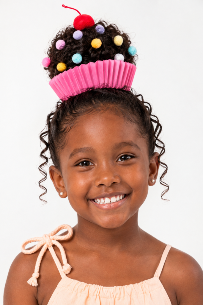 cabelo cupcake