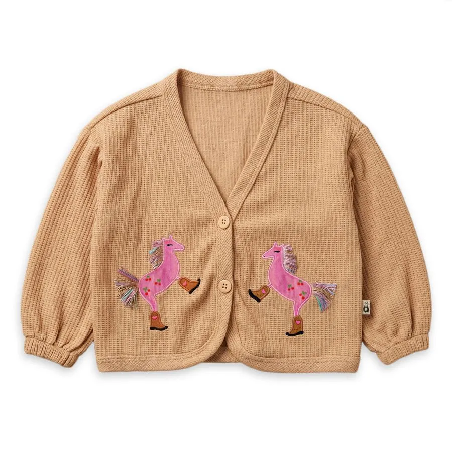 Casaco infantil quentinho para usar com o vestido de Festa Junina.