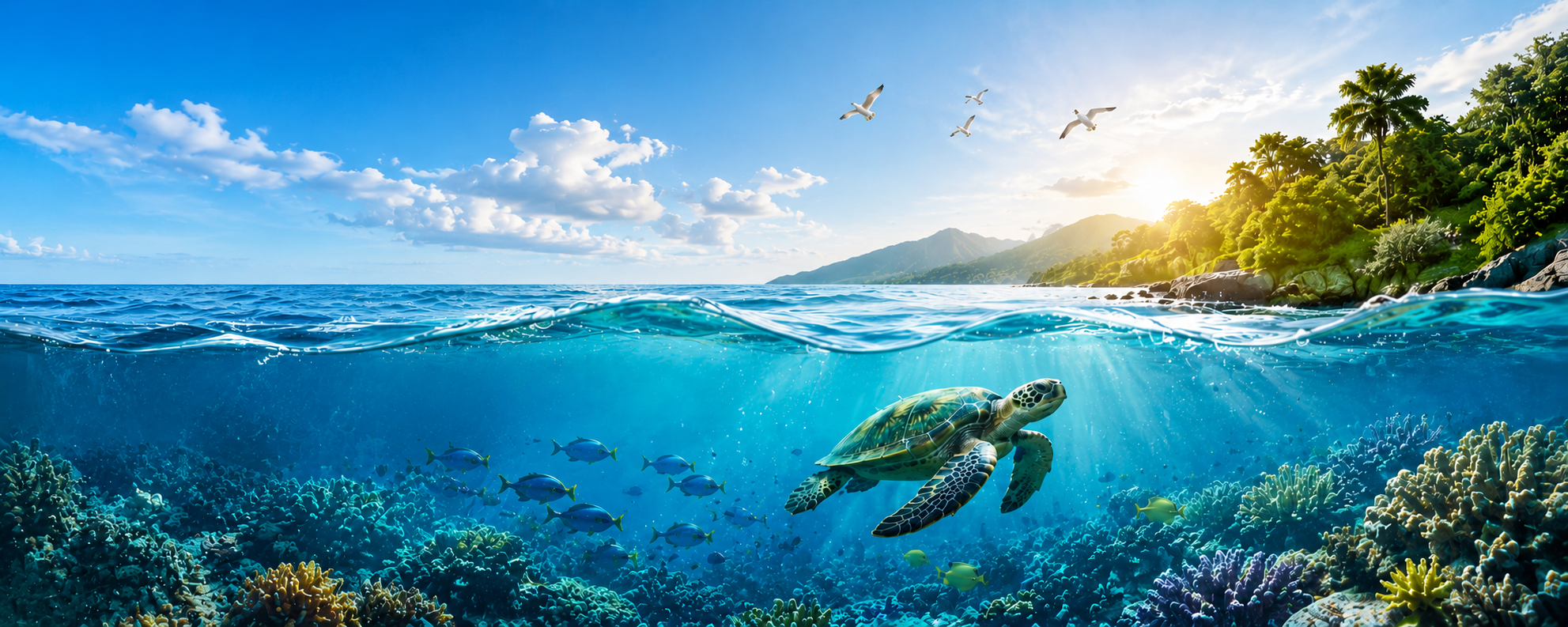 É importante preservar o meio ambiente e os oceanos